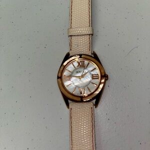 Honora Mother of Pearl Gold Bronze Ladies Analog Watch